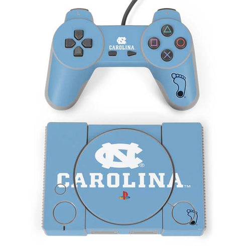 UNC Carolina Logo PlayStation Classic Bundle Skin